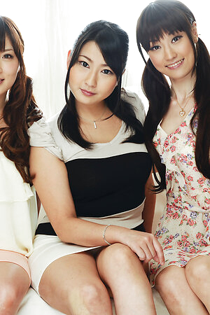 Kaede Oshiro, Haruka Megumi and Mizuki, the three hot sisters