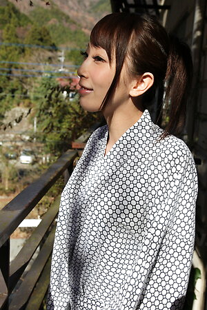 Aya Kisaki rides boner and enjoys cum on tongue in wild hardcore.