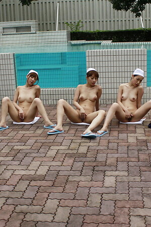 Japanese sexy schoolgirl pleasures theirself at school