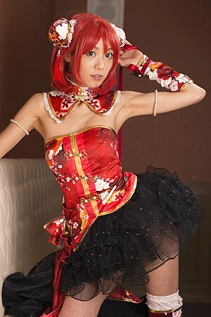 Naughty Satomi shows her new cosplay